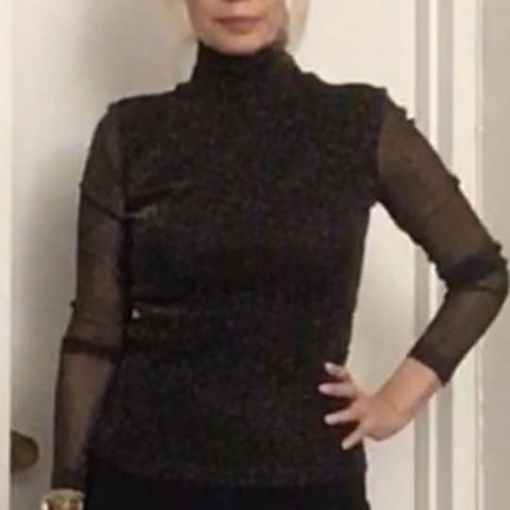 black/golden-thin-fitted-lurex-mock-neck-top-size